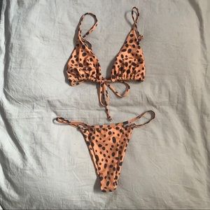 Spotted Triangle Bikini